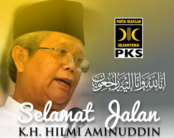 Ucapan duka cita atas meninggalnya Ustadz Hilmi Aminuddin di akun Twitter PKS. (Foto: Twitter PKS)