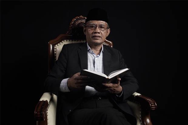 Ketua Umum PP Muhammadiyah, Haedar Nashir di kantornya, di Yogjakarta. (Foto: Istimewa)
