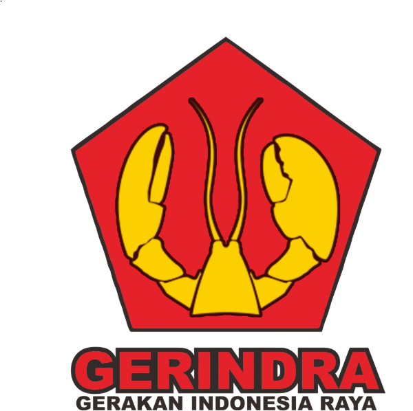 Logo Partai Gerindra gambar kepala burung garuda diganti menjadi lobster. (Foto: Twitter Kim Jong Unch)