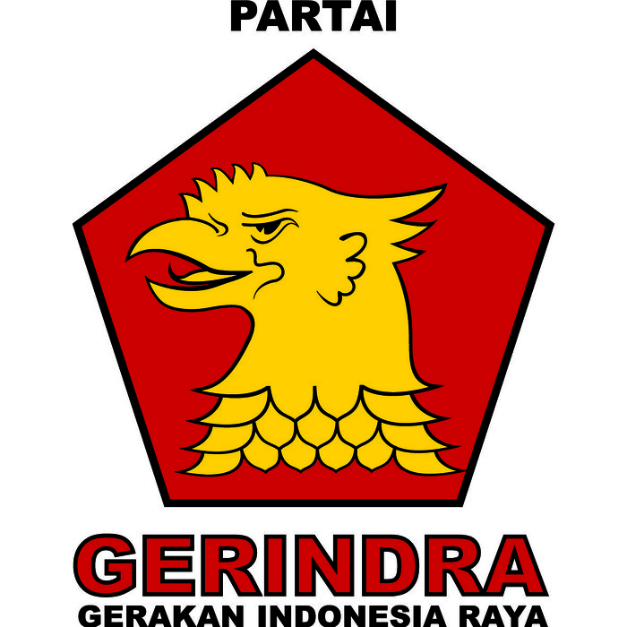 Logo asli Partai Gerindra bergambar kepala burung garuda. (Foto: Dok. Gerindra)