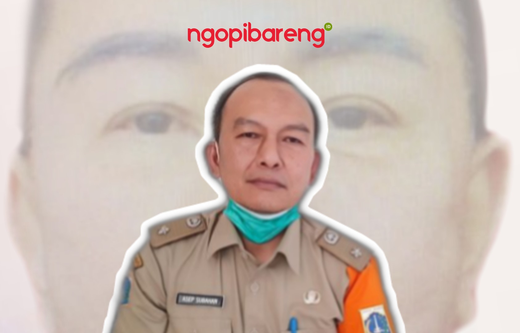 Lurah Grogol Selatan, Jakarta, Asep Subahan dinonaktifkan karena skandal e-KTP buronan Djoko Tjandra. (Grafis: Fa Vidhi/Ngopibareng.id)