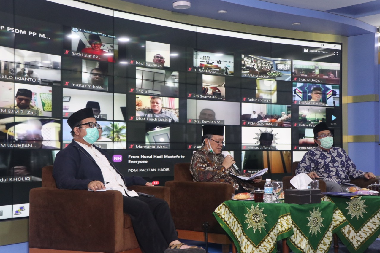 Kegiatan para pimpinan PP Muhammadiyah jelang Idul Adha 2020. (Foto: Istimewa)