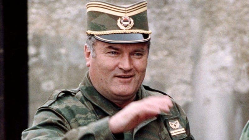 Jenderal Serbia Bosnia Ratko Mladic, si jagal itu. (Foto: aljazeera)