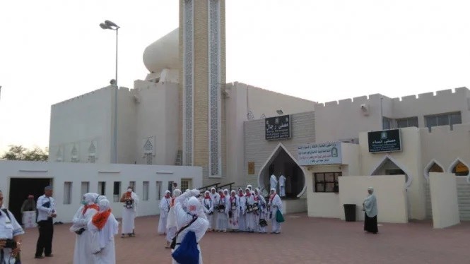 Masjid Aisyah di Tan'im, tempat miqat di Makkah. (Foto: istimewa)