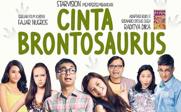 Poster film Cinta Brontosaurus. (Foto: Starvision)