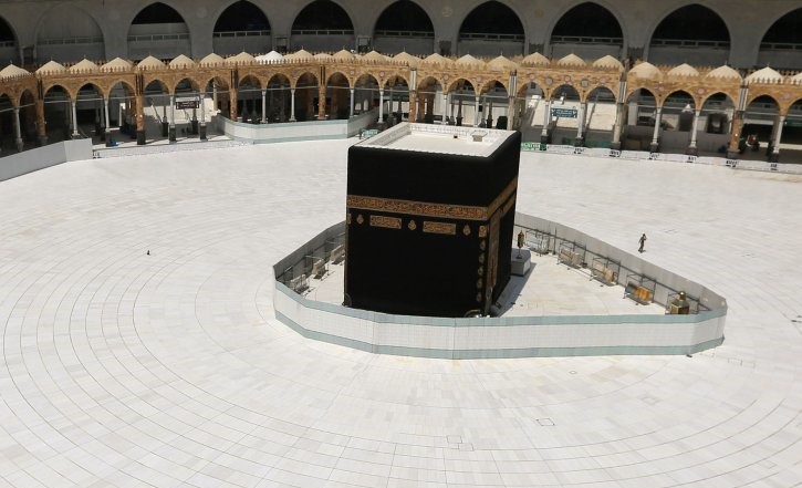 Masjidil Haram selama Lockdown. (Foto: Antara/Reuters)