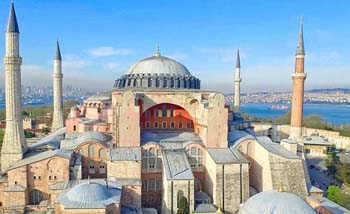 Hari ini Presiden Erdogan akan shlat Jumat pertama di Masjid Hagia Sophia. (Foto:Istanbul)
