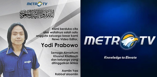 Editor Metro TV, Yodi Prabowo. (Foto: Dok. Metro TV)