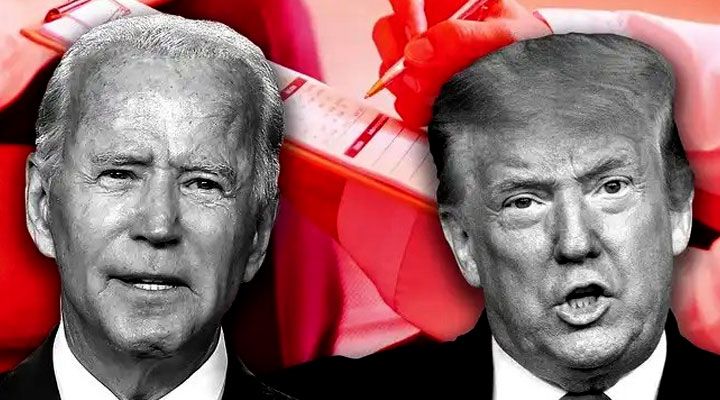 Joe Biden dan Donald Trump: Calon Presiden dan Presiden AS. ( Ilustrasi marketwatch.com)