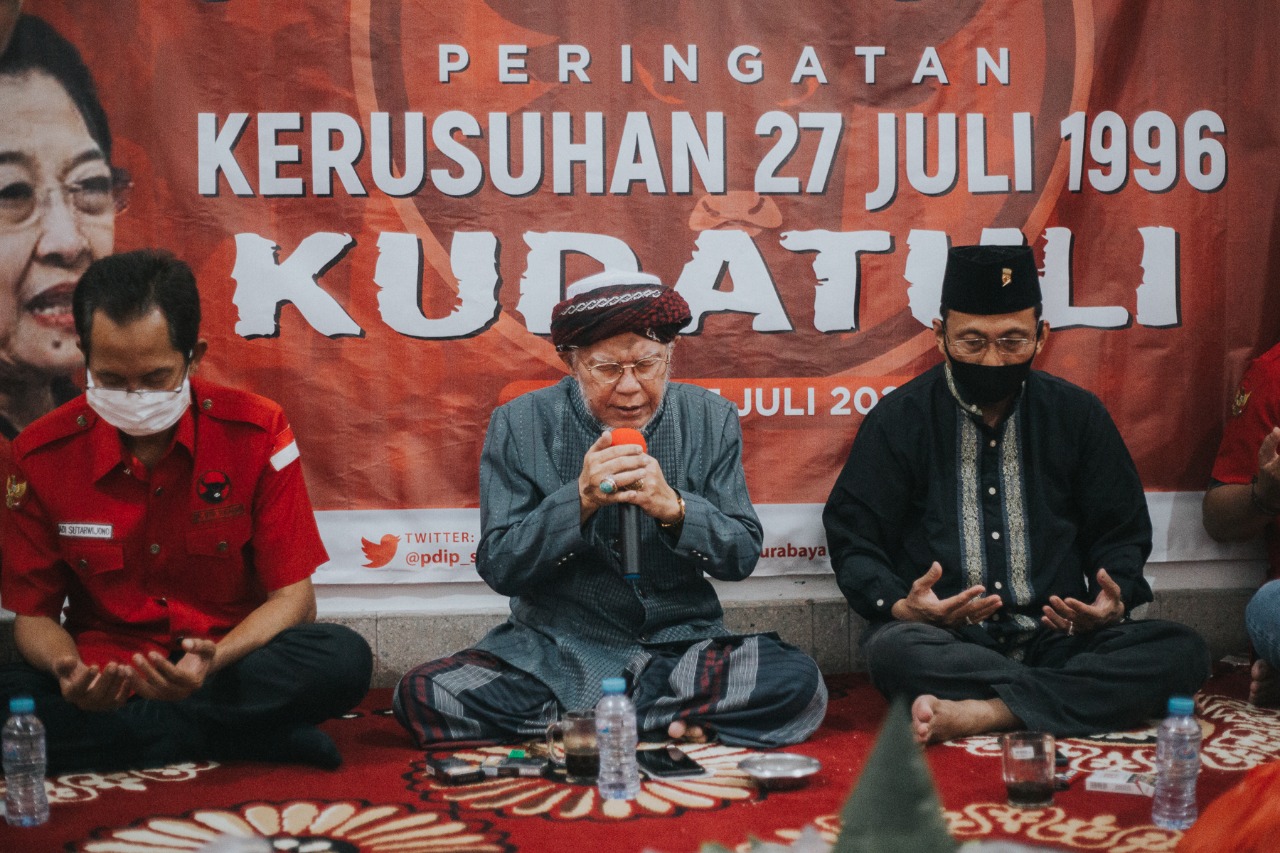 Acara peringatan Kudatuli oleh DPC PDI Perjuangan Kota Surabaya. (Foto: Dok. PDI Perjuangan)