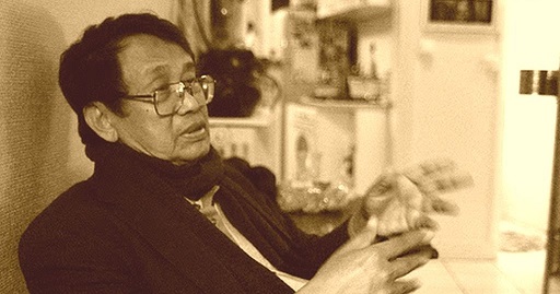 Sastrawan sekaligus pendiri penerbit Pustaka Jaya, Ajip Rosidi. (Foto: Dok. Pribadi)