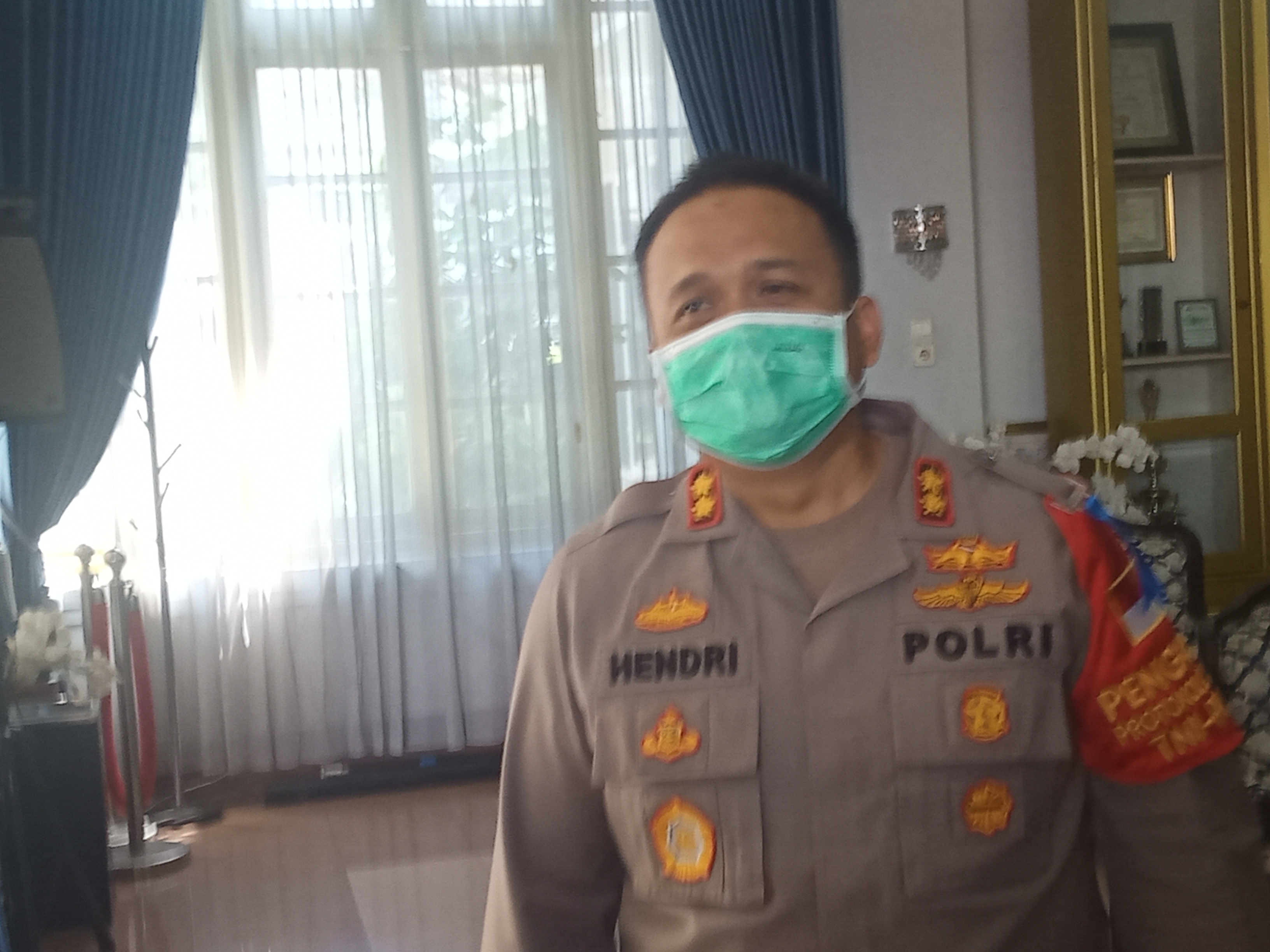 Kapolres Malang, AKBP Hendri Umar saat ditemui di Pendopo Pringgitan Bupati Malang (Foto: Lalu Theo/ngopibareng.id)
