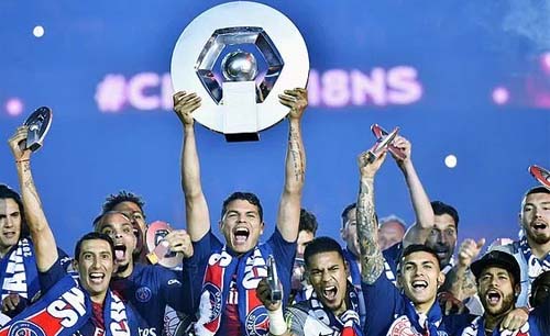 PSG secara resmi menjuarai Liga Prancis 2019-2020 usai mengalahkan  Olympique Lyon. (FotoFR24)