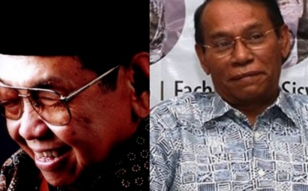 KH Abdurrahman Wahid (Gus Dur) dan Fachry Ali. (Foto: Istimewa)