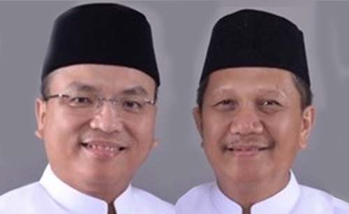 Denny Indrayana/Difriadi Darjat resmi diusung Partai Demokrat dan Partai Gerindra untuk maju Cagub Kalimantan Selatan. (Foto:KalselProkal)