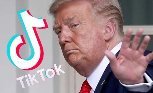 Presiden AS Donald Trump akan blokir TikTok dan WeChat dalam 45 hari. (Foto:Reuters/Ngopibareng)