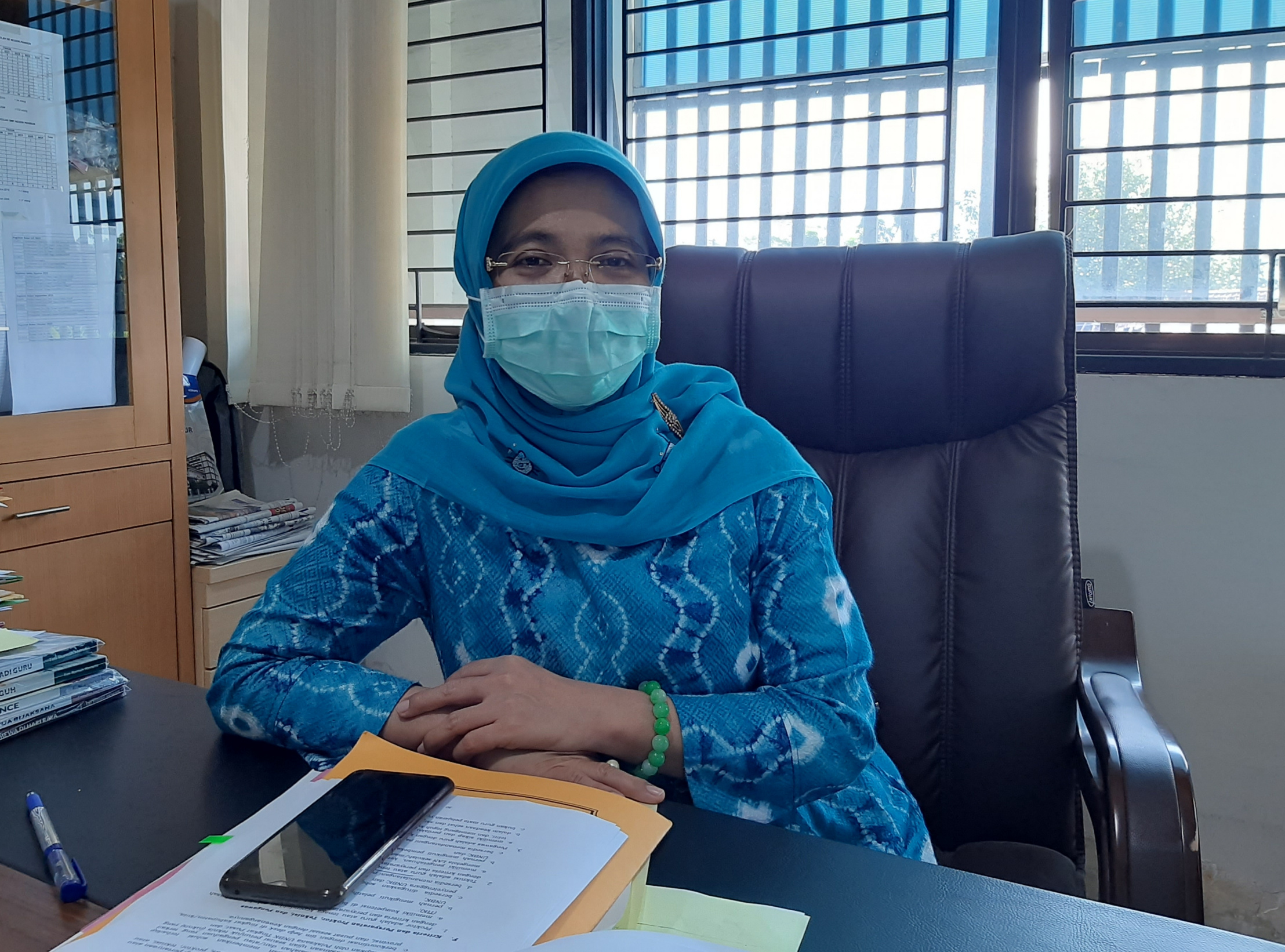 Kepala Bidang Guru dan Tenaga Pendidikan Dinas Pendidikan Kota Surabaya, Mamik Suparmi  (foto:Pita/Ngopibareng.id)
