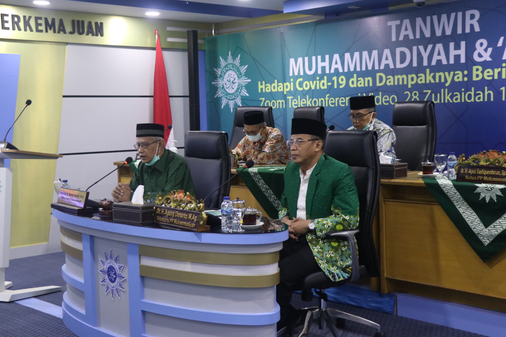 Ketua Umum Pimpinan Pusat Muhammadiyah Haedar Nashir dalam forum tanwir. (Foto: Istimewa)