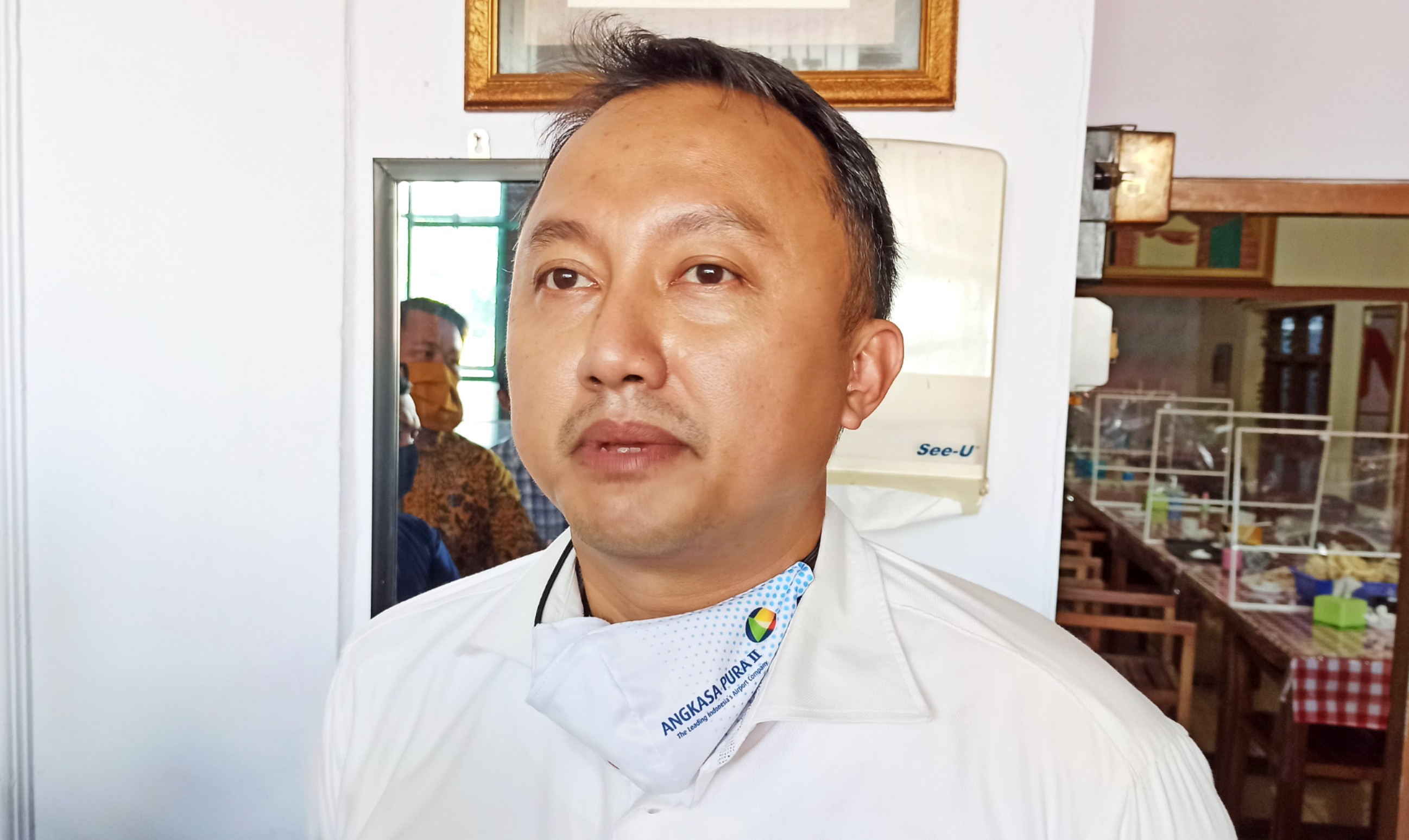Eksekutif General Manager Bandara Banyuwangi, Cin Asmoro. (Foto:Muh Hujaini/Ngopibareng.id)