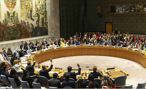 Pemungutan suara di DK PBB dilakukan Jumat malam, hasilnya DK PBB sepakat menolak resolusi yang diajukan AS untuk memperpanjang embargo terhadap Iran. (FotoCGTN)