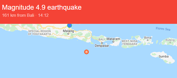 Ilustrasi gempa di Barat Daya Jembrana, Bali. (Foto: Google)