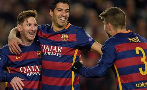 Messi, Suarez dan Pique, tiga dari lima pemain yang minta dipertahanankan pelatih baru Barcelona Ronald Koeman. (Foto:Reuters)