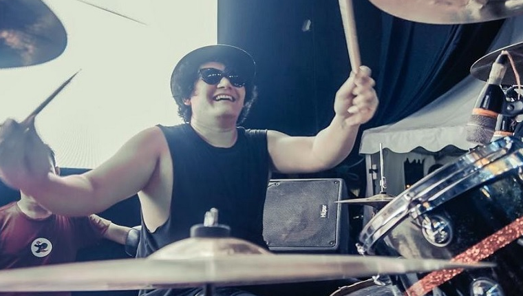 Anton Rudi Kelces, drummer band J-Rock. (Foto: Instagram)