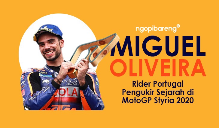 Ilustrasi Miguel Oliveira juara MotoGP Styria 2020, Minggu 23 Agustus 2020. (Grafis: Fa Vidhi/Ngopibareng.id)