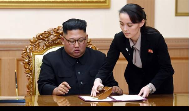 Kim Jong Un dan Kim Yo Jong (Getty Images/ Pool)