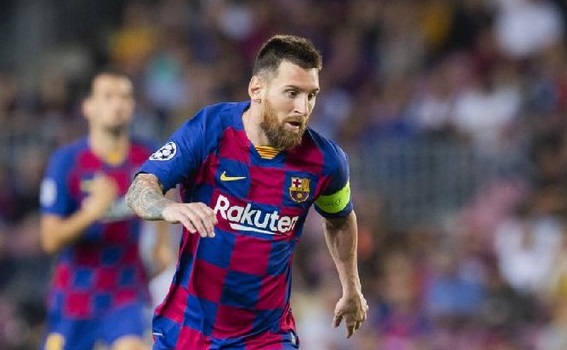 Lionel Messi ingin tinggalkan Barcelona dengan gratis. Ada kemungkinan gabung PSG.(Foto: Twitter/@FCBarcelona)