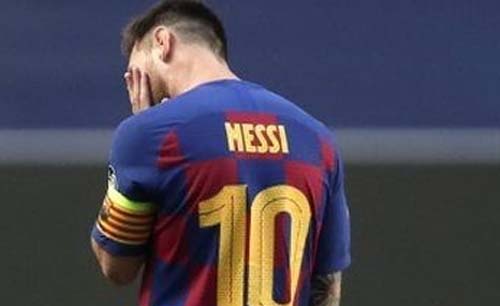 Lionel Messi pamit ke klub ingin pergi. (Foto:Reuters)