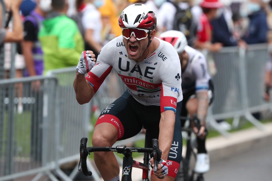 Alexander Kristoff asal Norwegia memenangkan etape pembuka Tour de France 2020. (Foto: