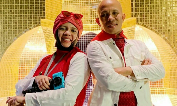 Pasangan Halilintar Anofial Asmid dan Lenggogeni Faruk, orangtua YouTuber Atta Halilintar. (Foto: Instagram)