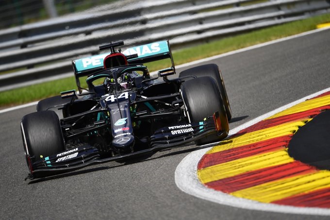 Lewis Hamilton tak terkejar sejak awal balapan hingga akhir F1 GP Belgia 2020. (Foto: formula1.com) 