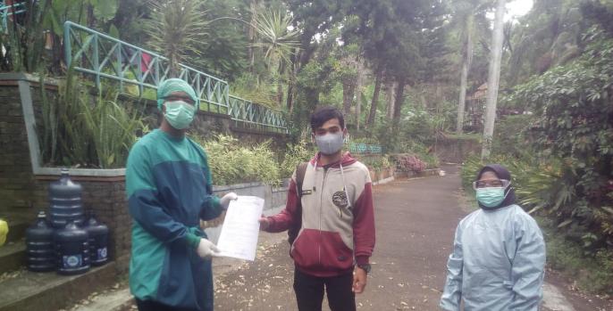 Pasien corona sembuh di Pasuruan dibolehkan pulang. (Foto: Dok Humas)