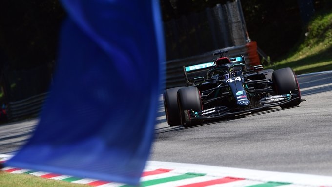 Lewis Hamilton tercepat di sesi latihan bebas kedua GP Italia 2020. (Foto: Twitter/@F1)