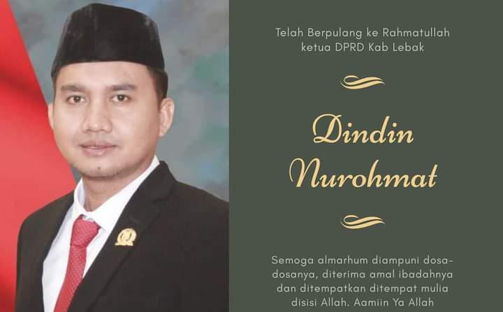 Ketua DPRD Lebak, Banten, Dindin Nurohmat. (Foto: Twitter)
