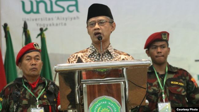 Ketua Umum PP Muhammadiyah Haedar Nashir. (Foto: dok/Ngopibareng.id) 