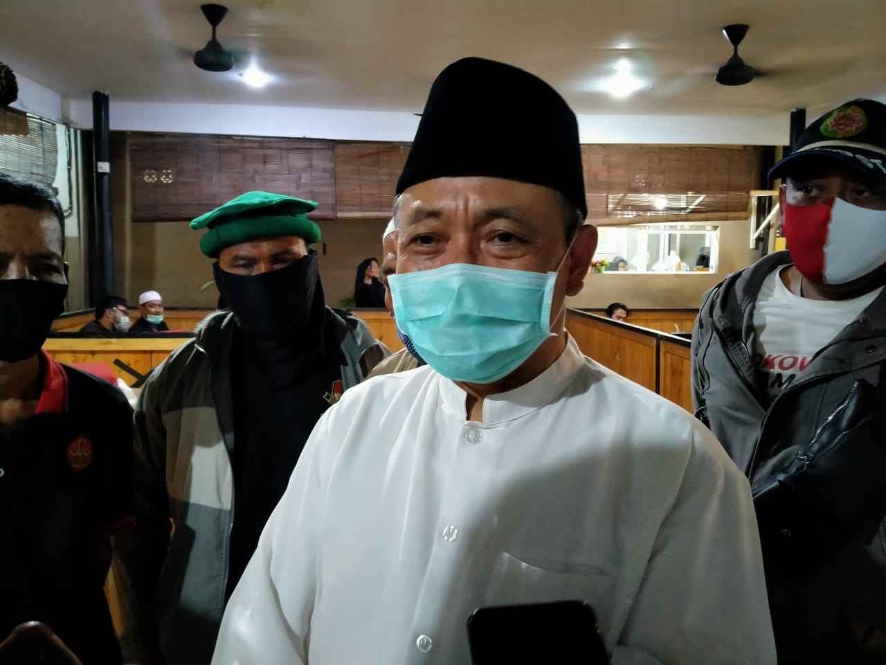 Mantan Rois Syuriah PCNU Surabaya, Kiai Achmad Dzulhilmi. (Foto: Fariz Yarbo/Ngopibareng.id)