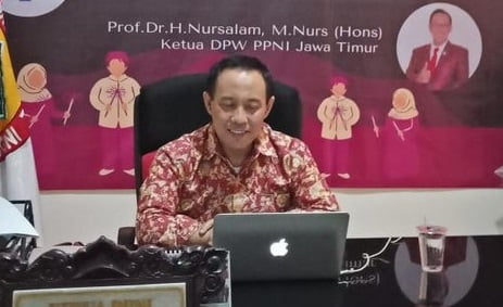 Ketua DPW PPNI, Prof Nursalam. (Foto: Dok PPNI Jatim)