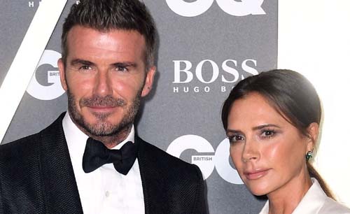 David Beckham dan istrinya Victoria Beckham kena corona. (Foto:Paris Match)