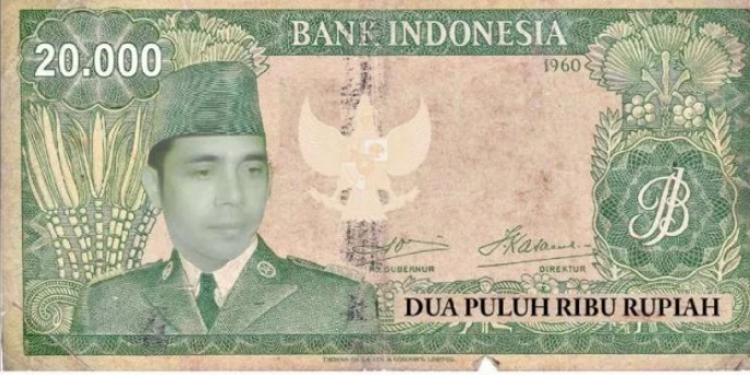 Paguyuban Tunggal Rahayu mencetak uang bergambar pemimpinnya. (Foto: Dok. Bakorpakem)
