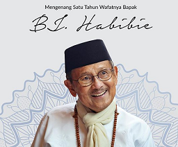 Mengenang satu tahun wafatnya Presiden ke-3 RI, BJ Habibie. (Foto: Instagram Habibie Center)