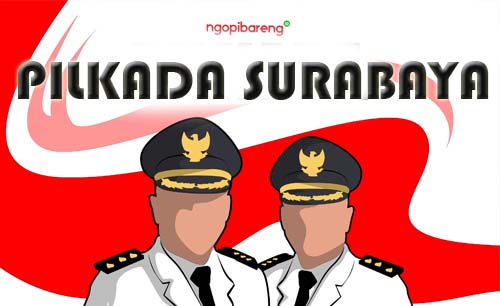 Ilustrasi Satpol PP Surabaya diminta adil tertibkan baliho pasngan calon. (Foto:Ngopibareng)