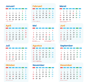 Ilustrasi kalender 2021. (Foto: Google)