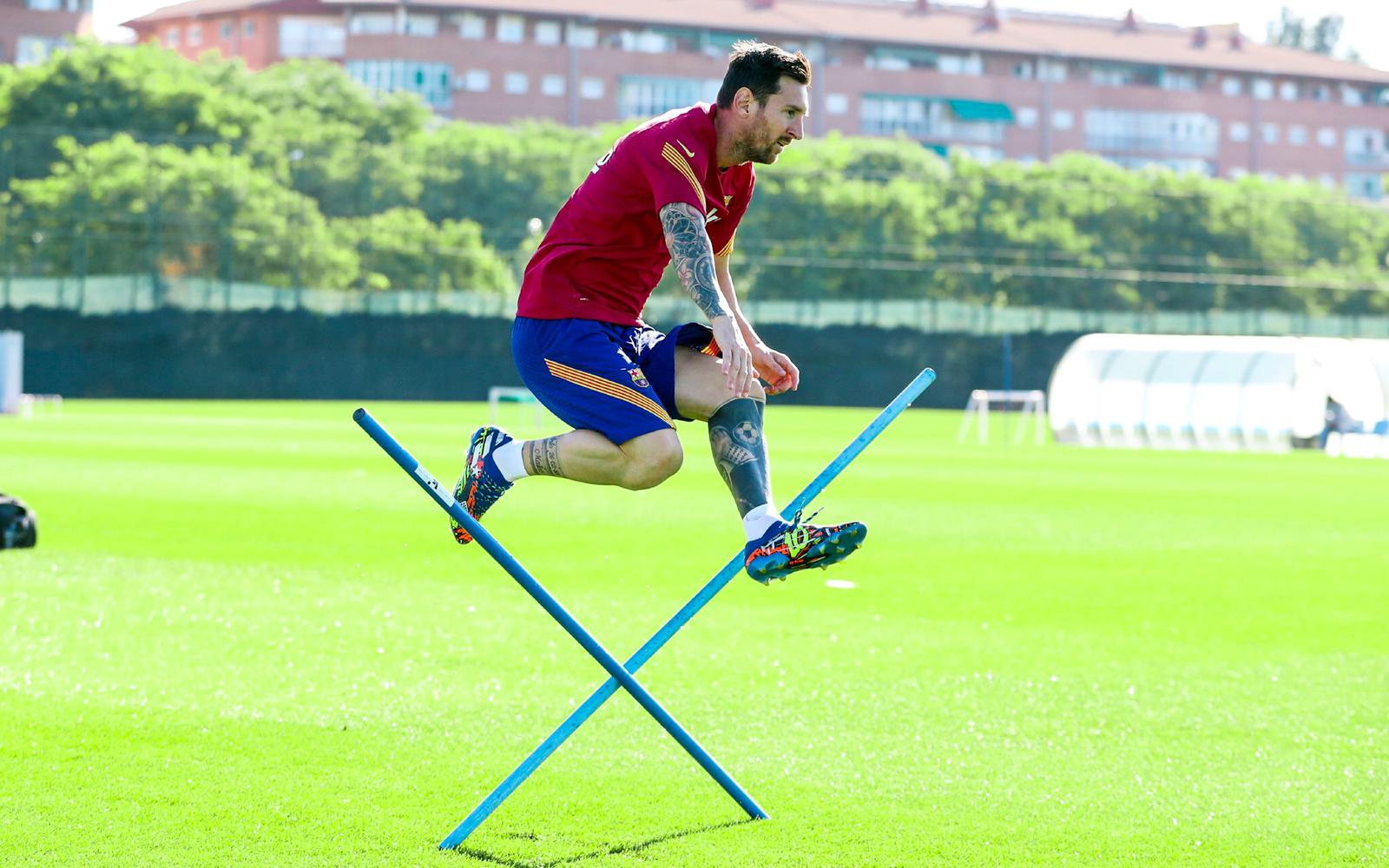 Kapten Barcelona, Lionel Messi. (Foto: Twitter/@FCBarcelona)