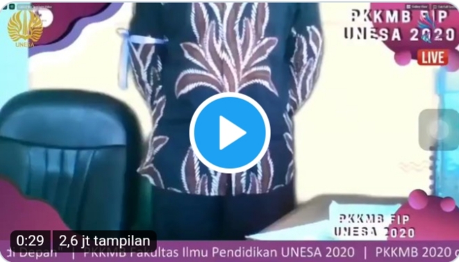 Ilustrasi video cuplikan kegiatan PPKM Unesa. (Foto: istimewa)