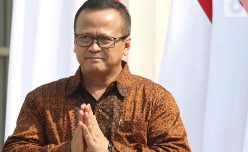 Menteri Kelautan dan Perikanan Edhy Prabowo terpapar Covid-19. (Foto:Antara)