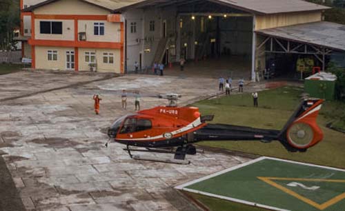 Ilustrasi, Heli milik PT National Utility Helicopters  yang hilang di Papua. (Foto:PT NUH)