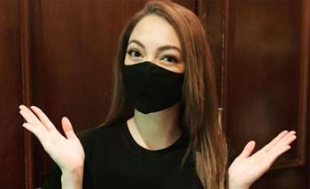 Dokter Reisa Broto Asmoro; kalau pakai masker jangan asal-asalan.(Foto:Antara)